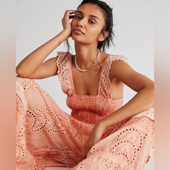 Free People x Barok Eyelet Jumpsuit - Picture 17 of 17